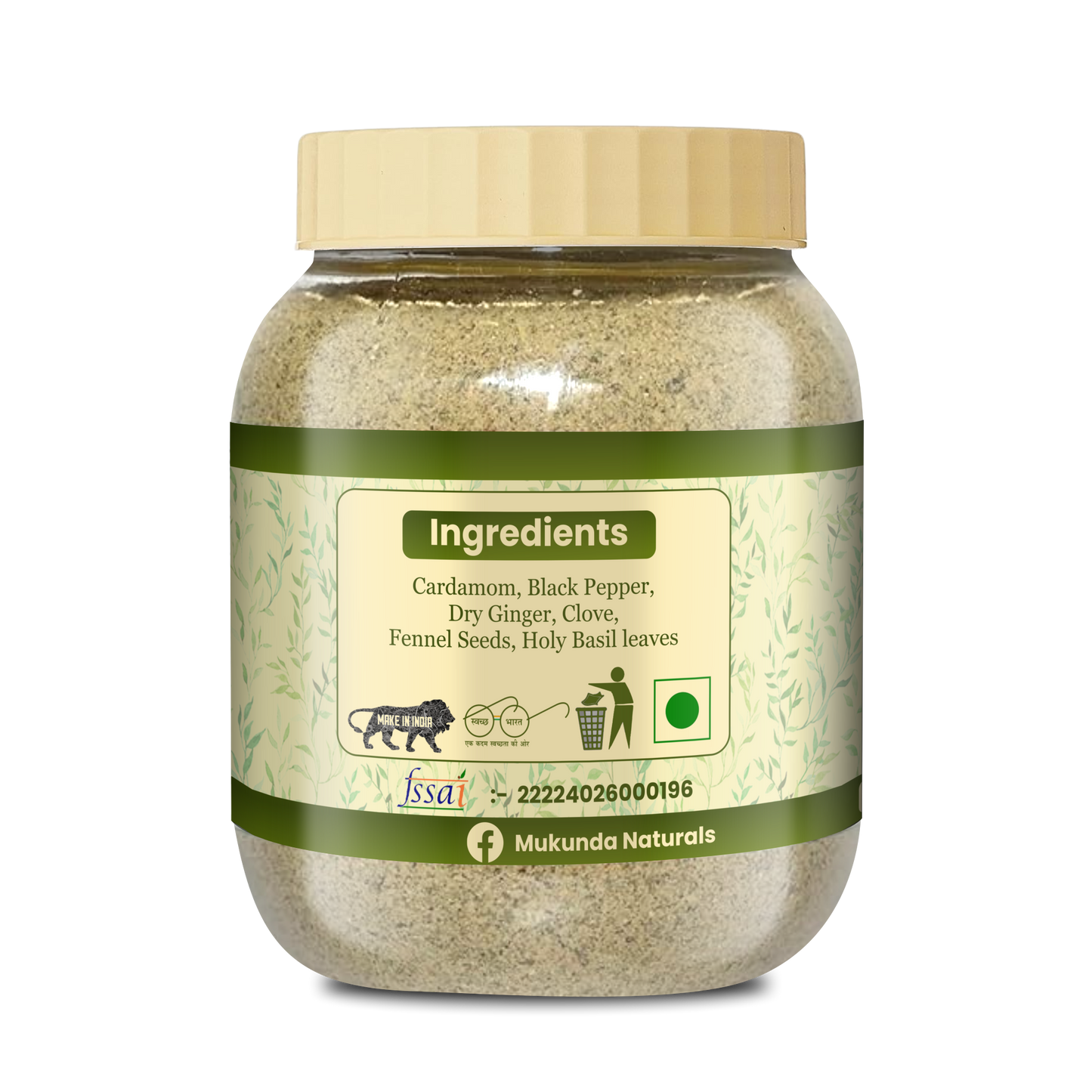 Mukunda Naturals Chai Masala | Premium Blend of 100% Natural Spices | Enhance Your Tea Flavor | 100g Click to see full view Mukunda Naturals Chai Masala | Premium Blend of 100% Natural Spices | Enhance Your Tea Flavor | 100g